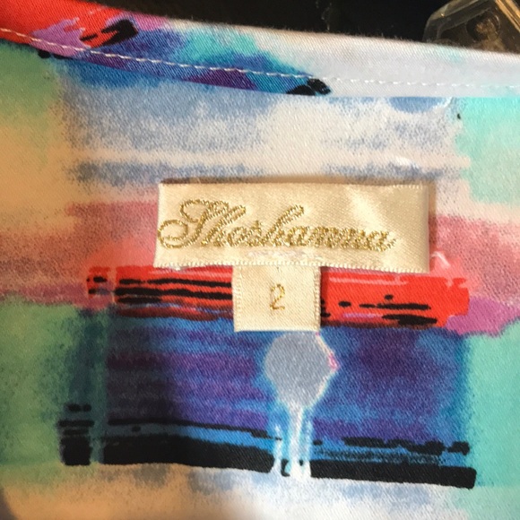 Shoshanna multicolored button up dress - Picture 3 of 3